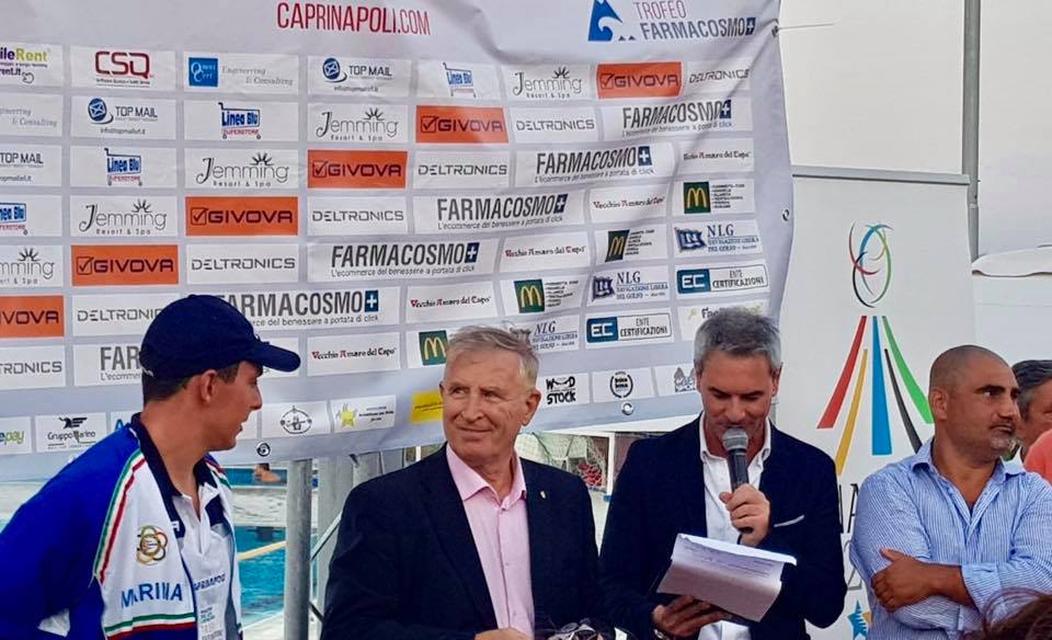 RONCELLI CONSEGNA TROFEO CONI A GHETTINI